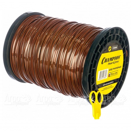 Корд триммерный Champion Nylplus Square 3.0мм, 236м (квадрат)+нож  в Тюмени