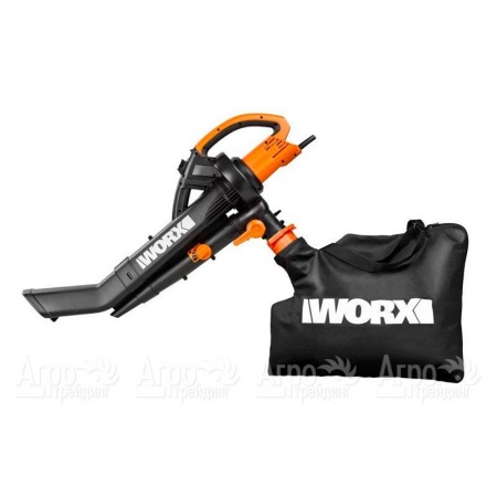 Воздуходувка-пылесос электрический Worx WG505E в Тюмени