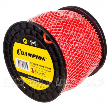 Корд триммерный Champion Twisted Square 4.0мм, 95м (витой квадрат)+нож  в Тюмени