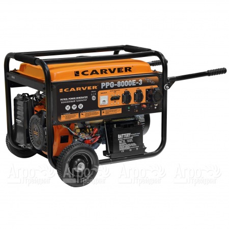 Бензогенератор Carver PPG-8000E-3 2 кВт в Тюмени