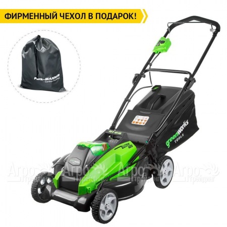 Газонокосилка аккумуляторная GreenWorks G40LM45K3 в Тюмени