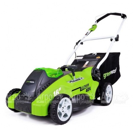 Газонокосилка аккумуляторная GreenWorks G-Max G40LM40 (без аккумулятора и зарядного устройства) в Тюмени