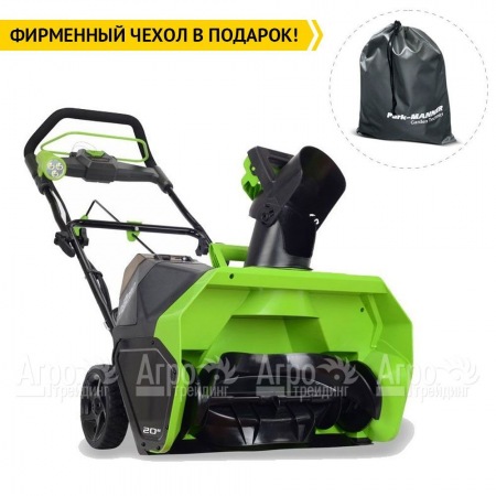 Снегоуборщик аккумуляторный GreenWorks G-Max GD40ST (без батареи и зарядного устройства) в Тюмени