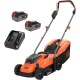 Газонокосилка аккумуляторная Black+Decker BCMW33184L2 в Тюмени