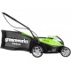 Газонокосилка аккумуляторная GreenWorks G-Max G40LM35 40V 35 см (без батареи и зарядного устройства) в Тюмени